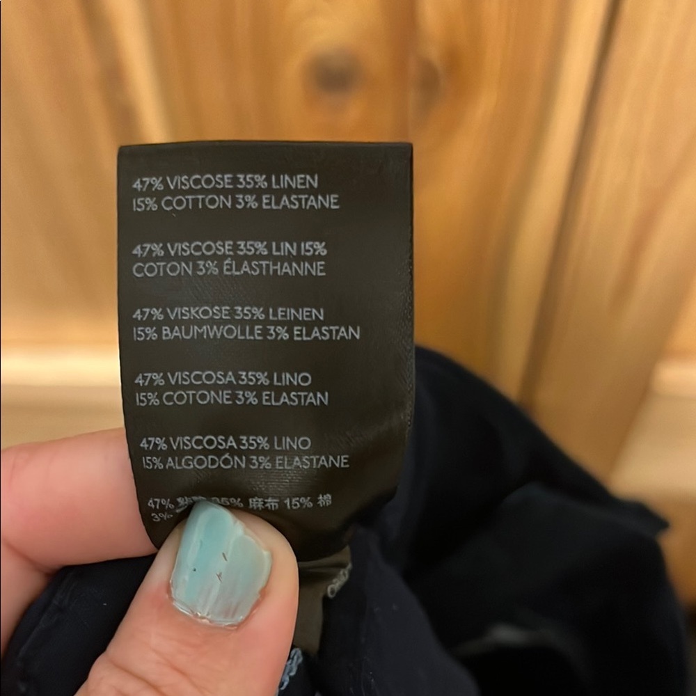 Anthropologie Navy Women's Bermuda Shorts - Picture 6 of 9